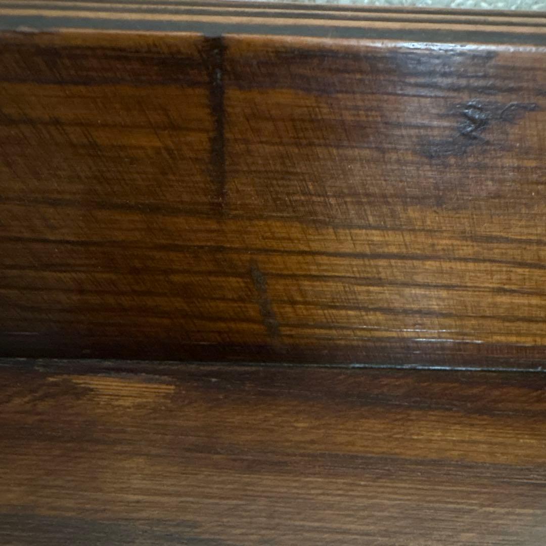 イギリスアンティーク　飾り棚　本棚　ガラス扉　オーク材