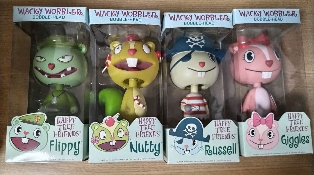 ハッピーツリーフレンズ ボビングヘッド 全4種類セット
