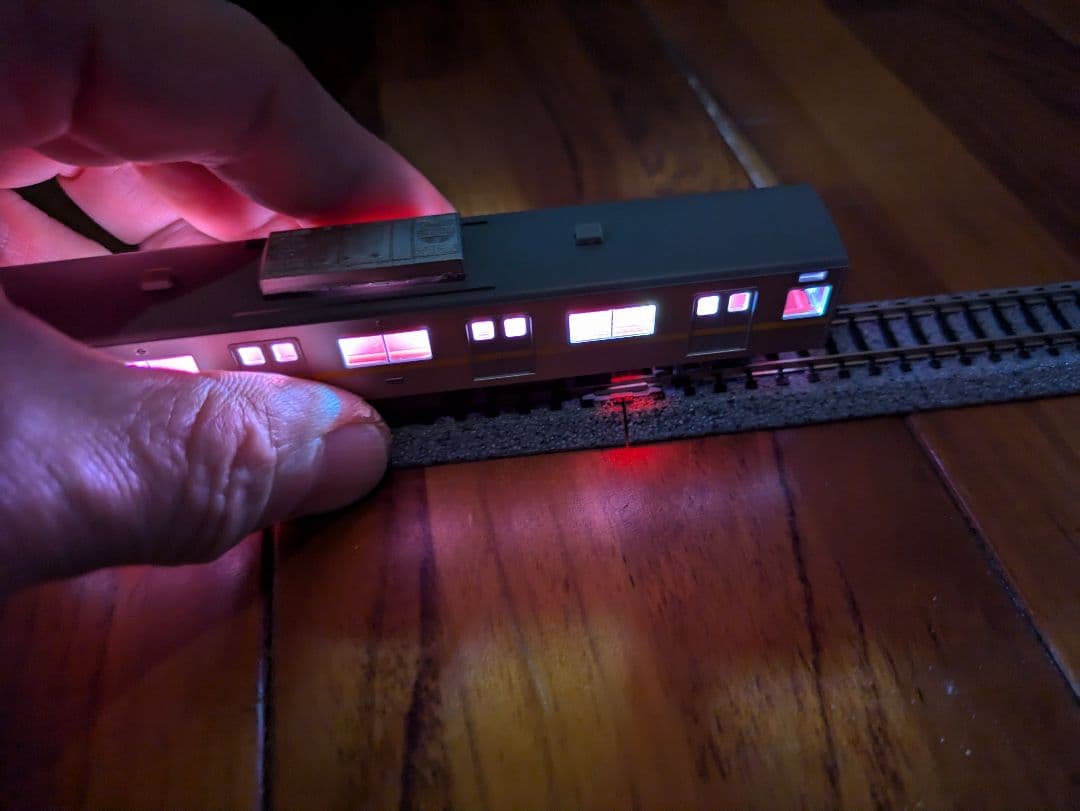 マイクロエース営団地下鉄7000系 冷房準備車6両セット室内灯、GMクーラー付き