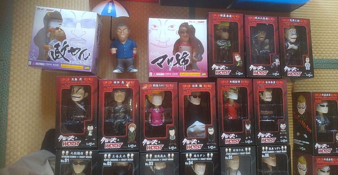 クローズ　ワースト CRAZY HEADS　フィギュア　武装戦線　坊屋春道