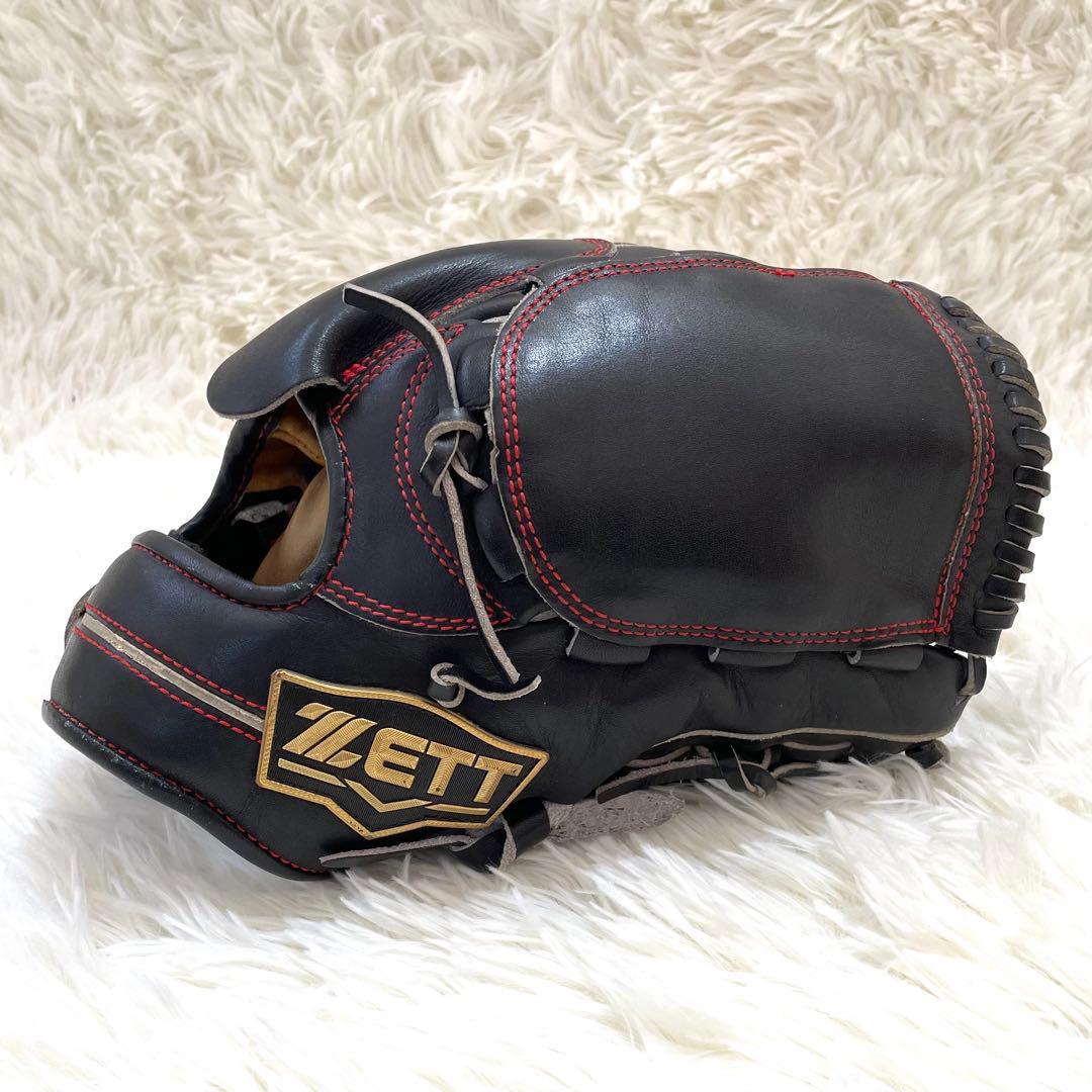 美品 軟式 グラブ ネオステイタス 投手用 ブラックBRGB31811-右投用