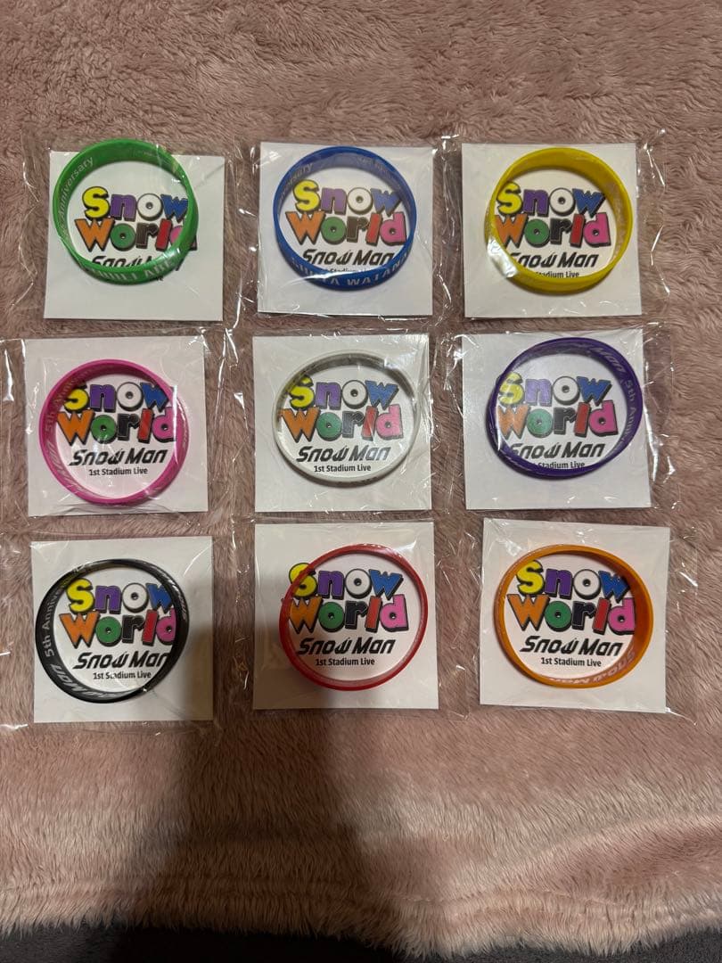  Man  World ラバーバンド9人セット