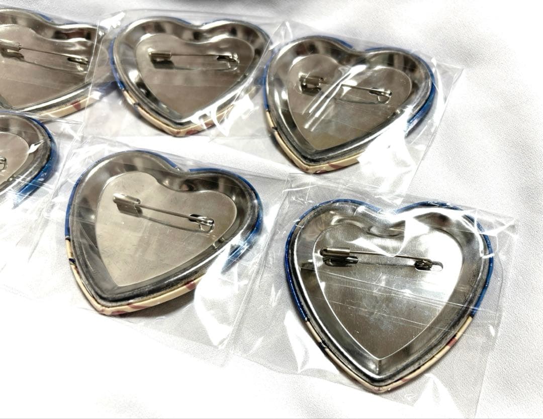 うたプリ 綺羅　ハート缶バッジ