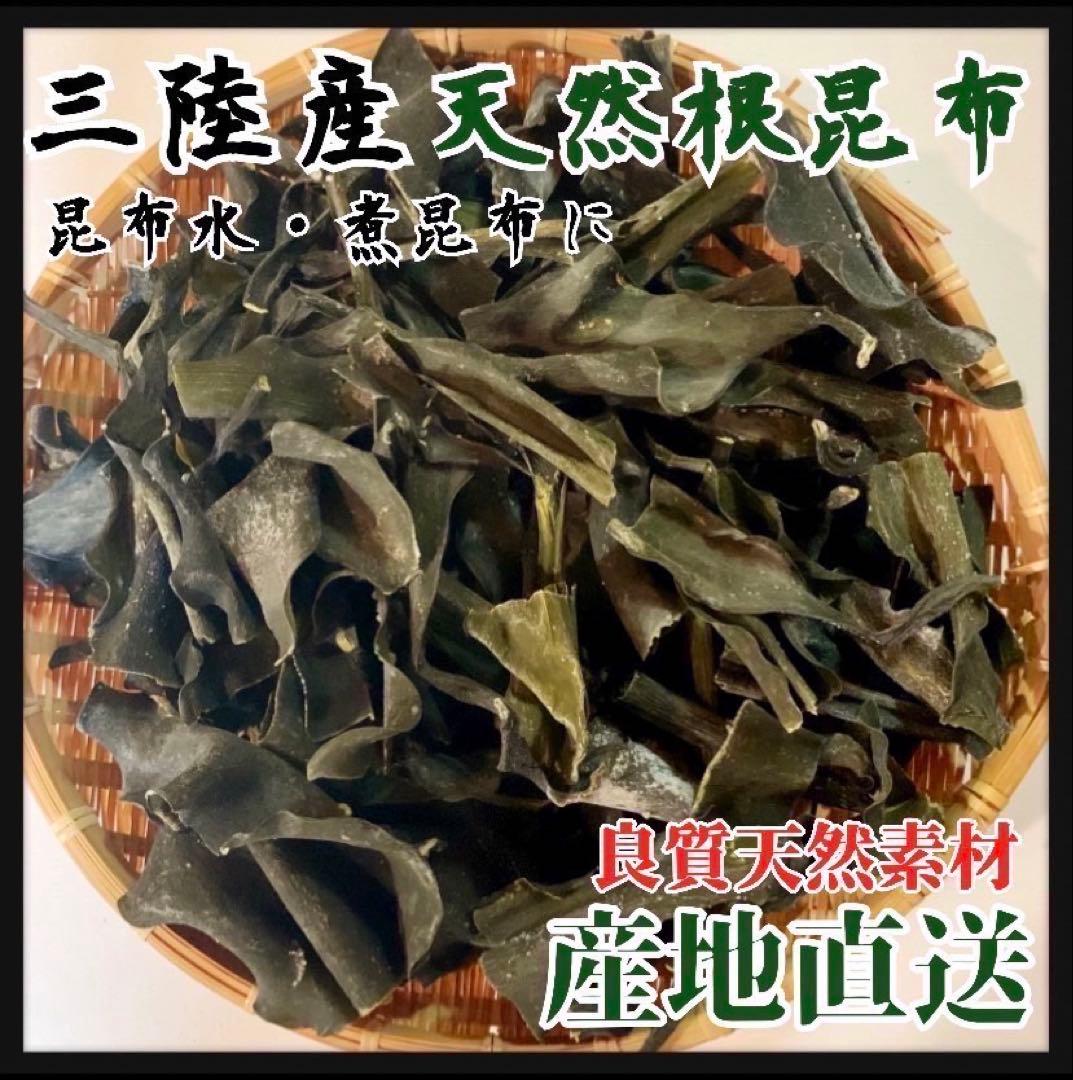【岩手県産】乾燥根昆布　3kg 粘り強い　昆布茶　希少部位　煮物に　最高の出汁
