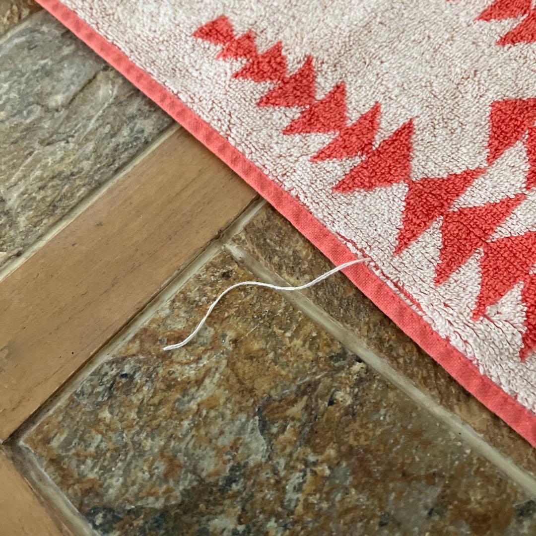 Pendleton コットン100%ブランケット オレンジ99×167cm