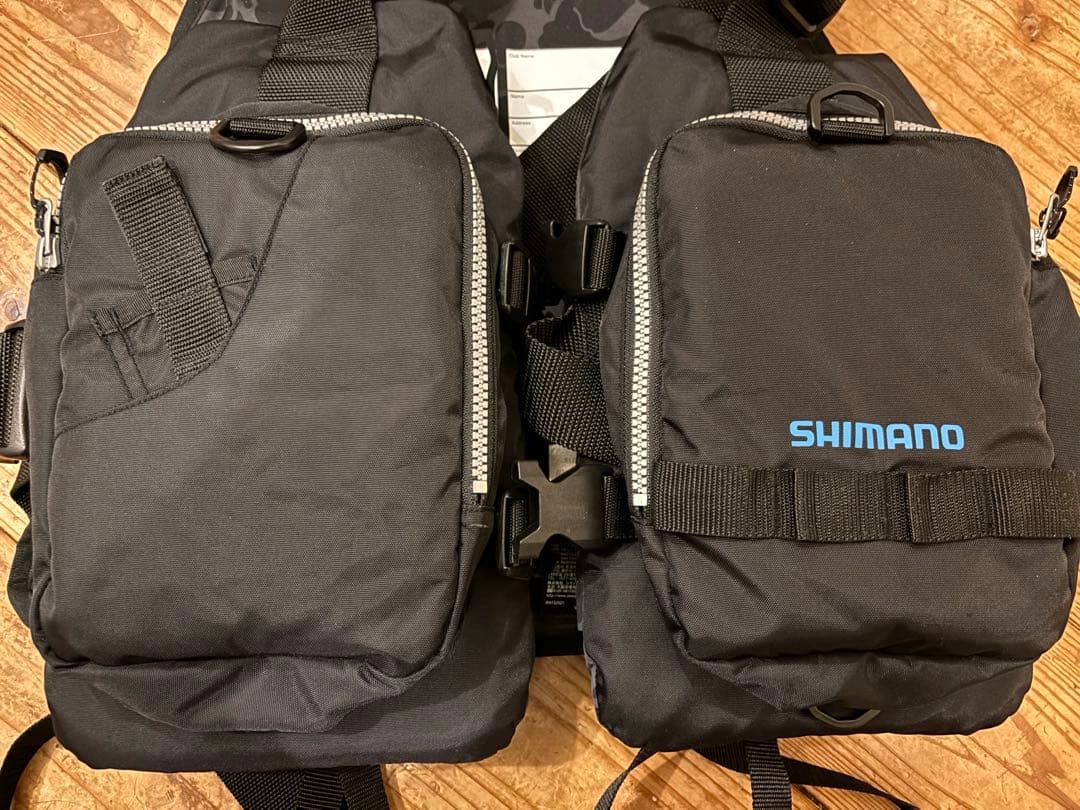 【中古】SHIMANO フィッシングベスト ／ゲームベストライト/VFー068T
