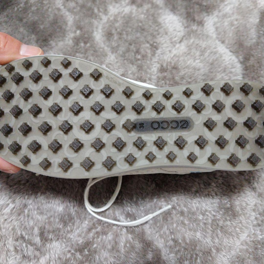 未使用☆ECCO ゴルフ用ホワイトスニーカー 女性用