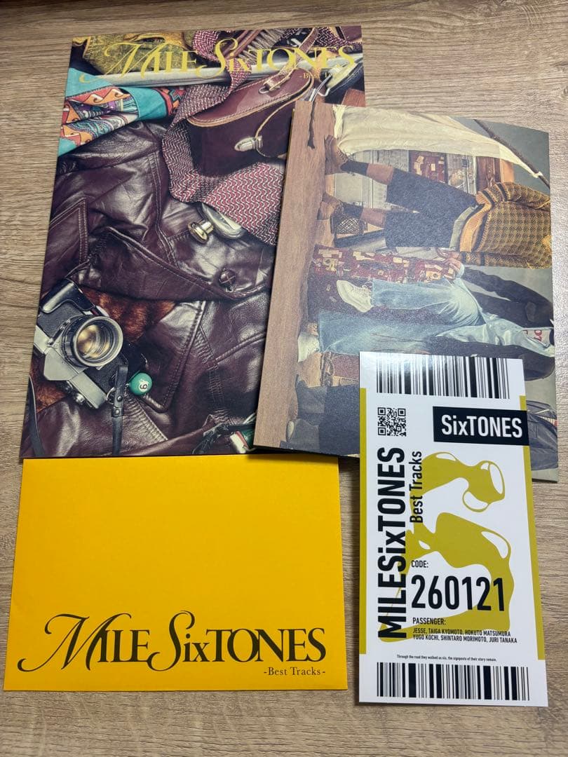Mile SixTONES 3形態セット 先着特典つき