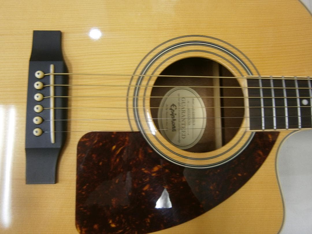 期間限定特価・エピフォン＜AJ-220SCE＞トップ単板・エレアコ