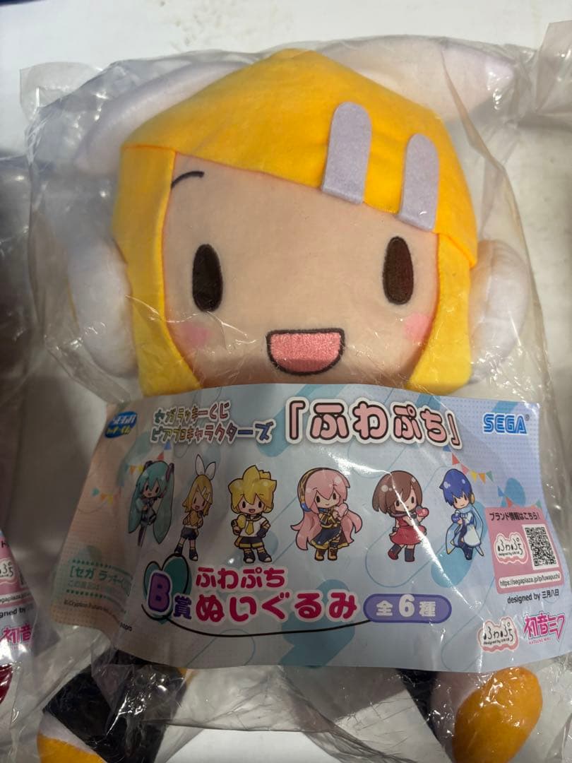 セガ くじ 初音ミク ふわぷちぬいぐるみ B賞4種、A賞、ラストラッキー賞