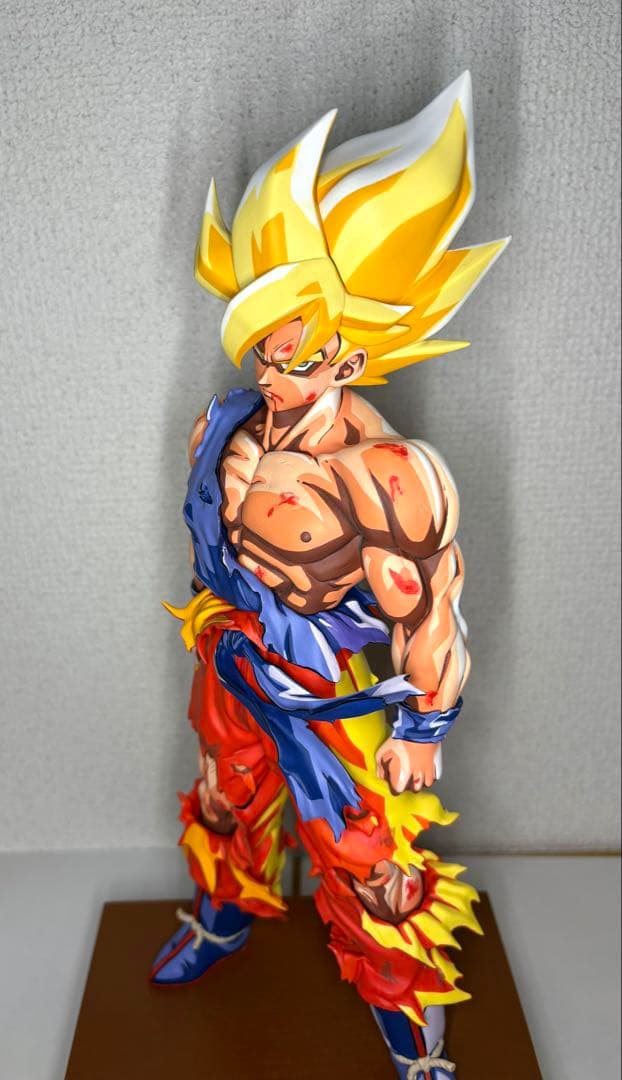 ドラゴンボールZ 伝説の超サイヤ人 孫悟空 二次元リペイント フィギュアTV色