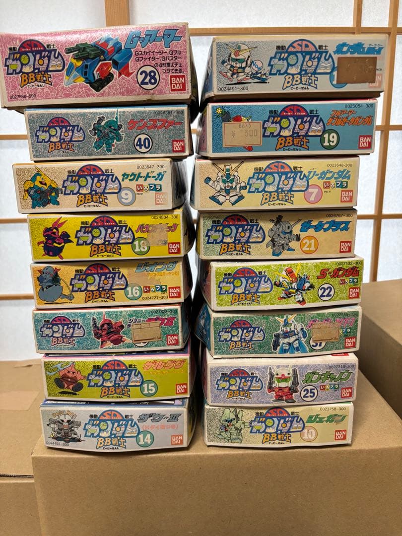 完成品 昭和BB戦士 SDガンダム 16体まとめ売り 箱、説明書、ランナー等あり