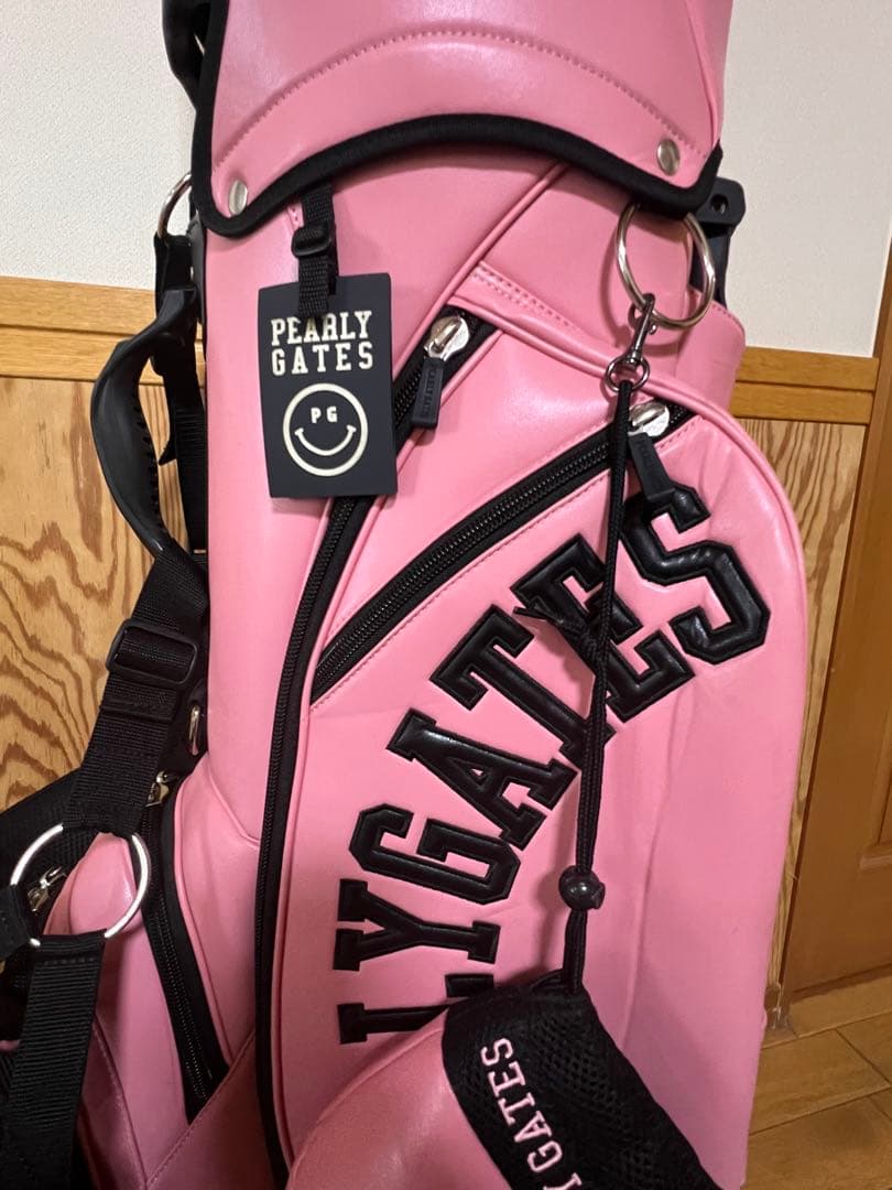 PEARLY GATES ピンクキャディバッグ