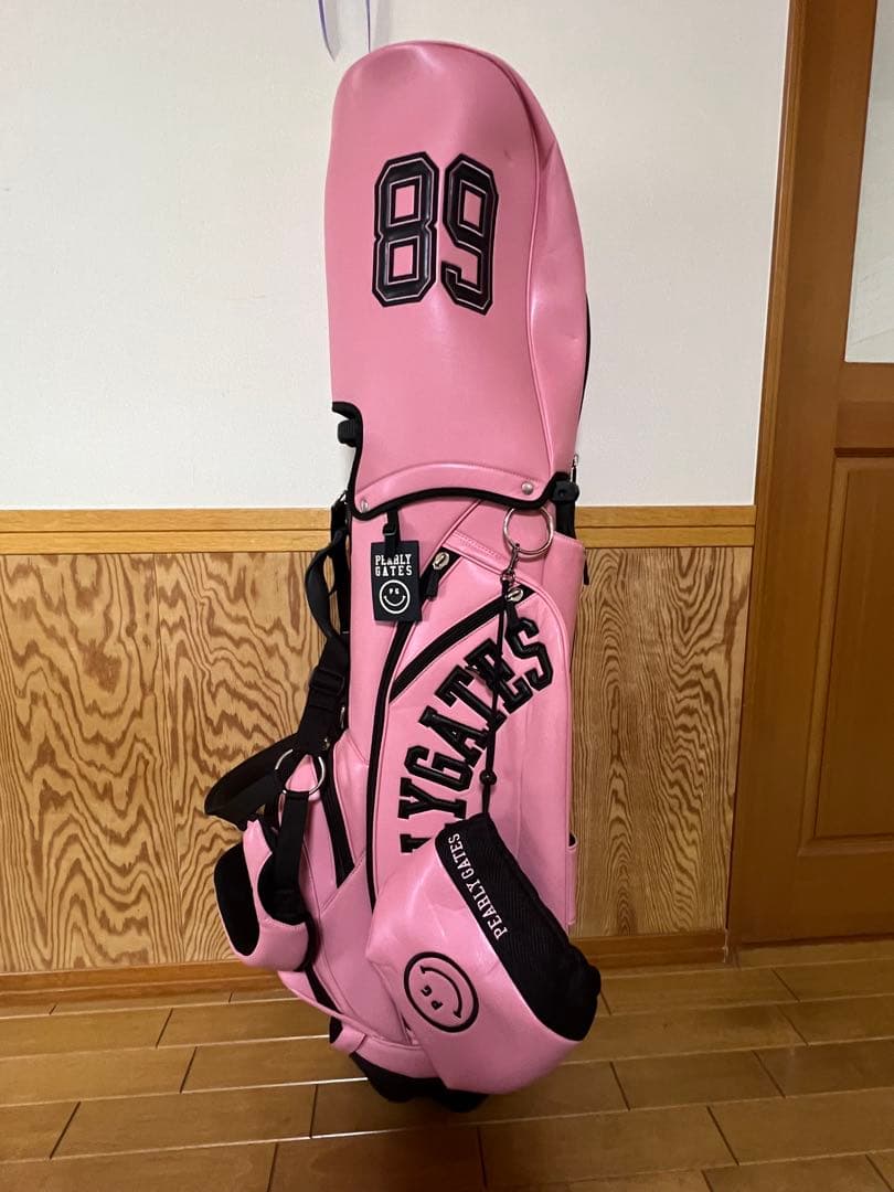 PEARLY GATES ピンクキャディバッグ