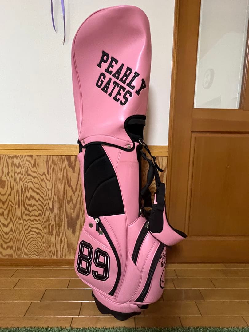 PEARLY GATES ピンクキャディバッグ