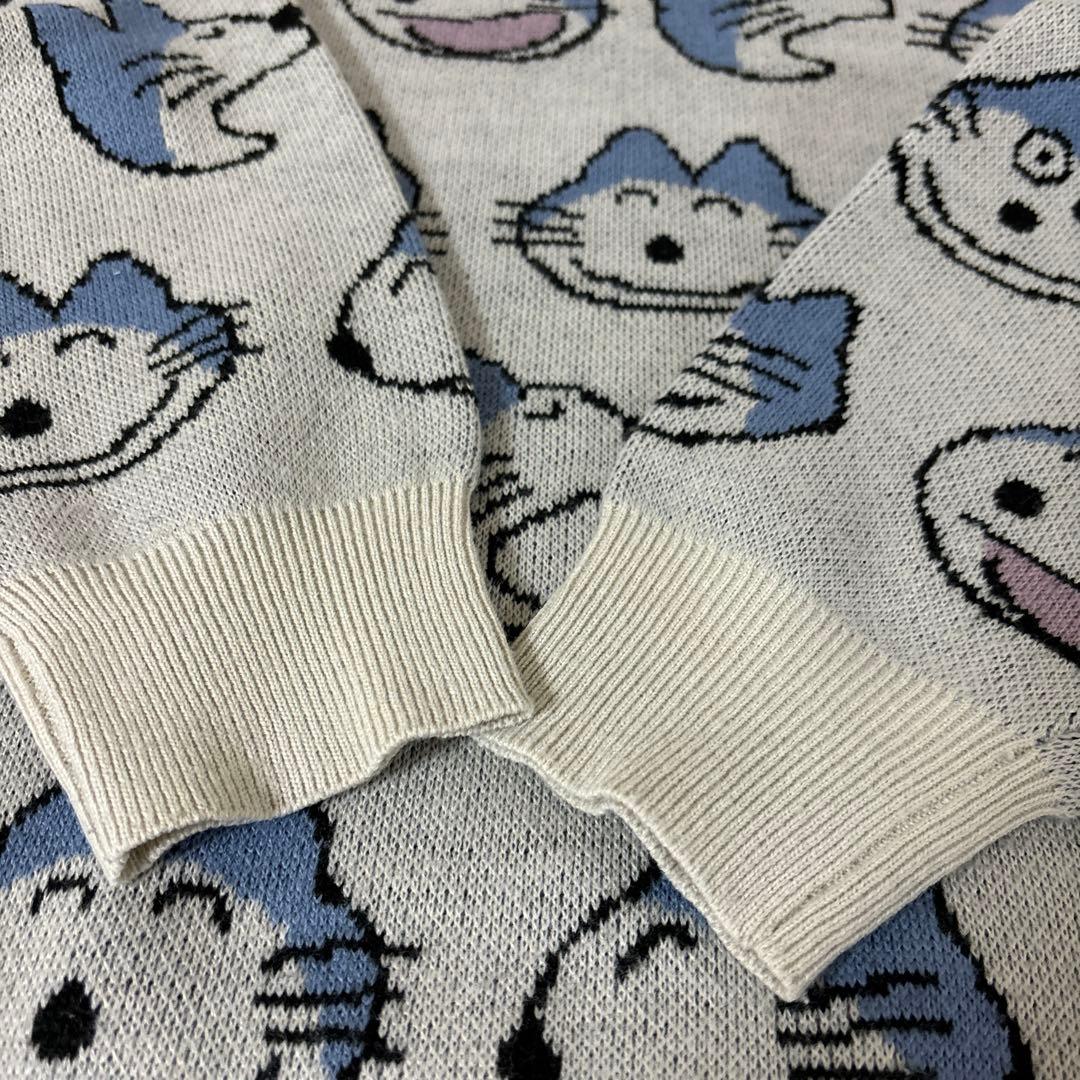 セキグチ　11ぴきのねこ　ぬいぐるみブルー　グラニフニットS