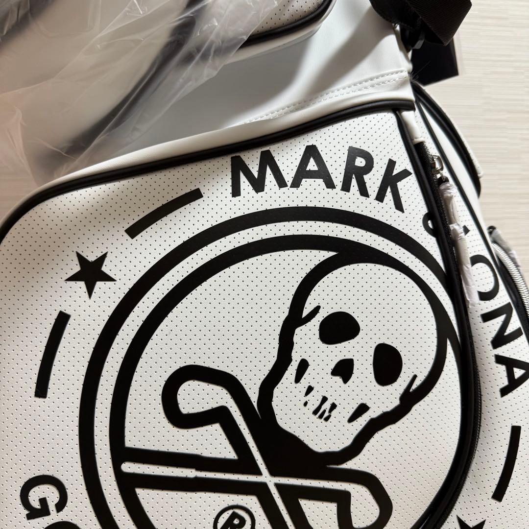 MARK & LONA ゴルフバッグ ホワイト　キャディ