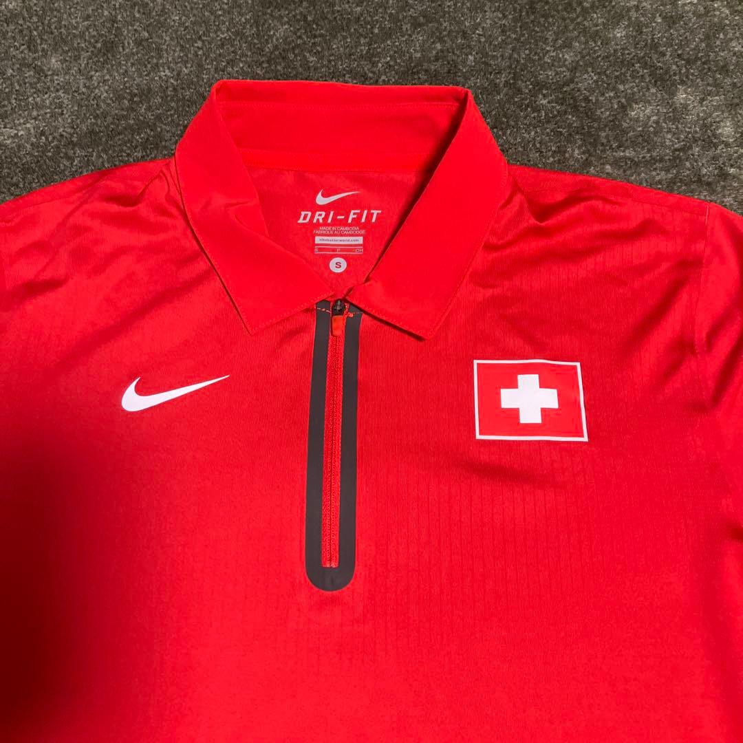 Nike スイス国旗 ポロシャツ　デビスカップ優勝　ウェア