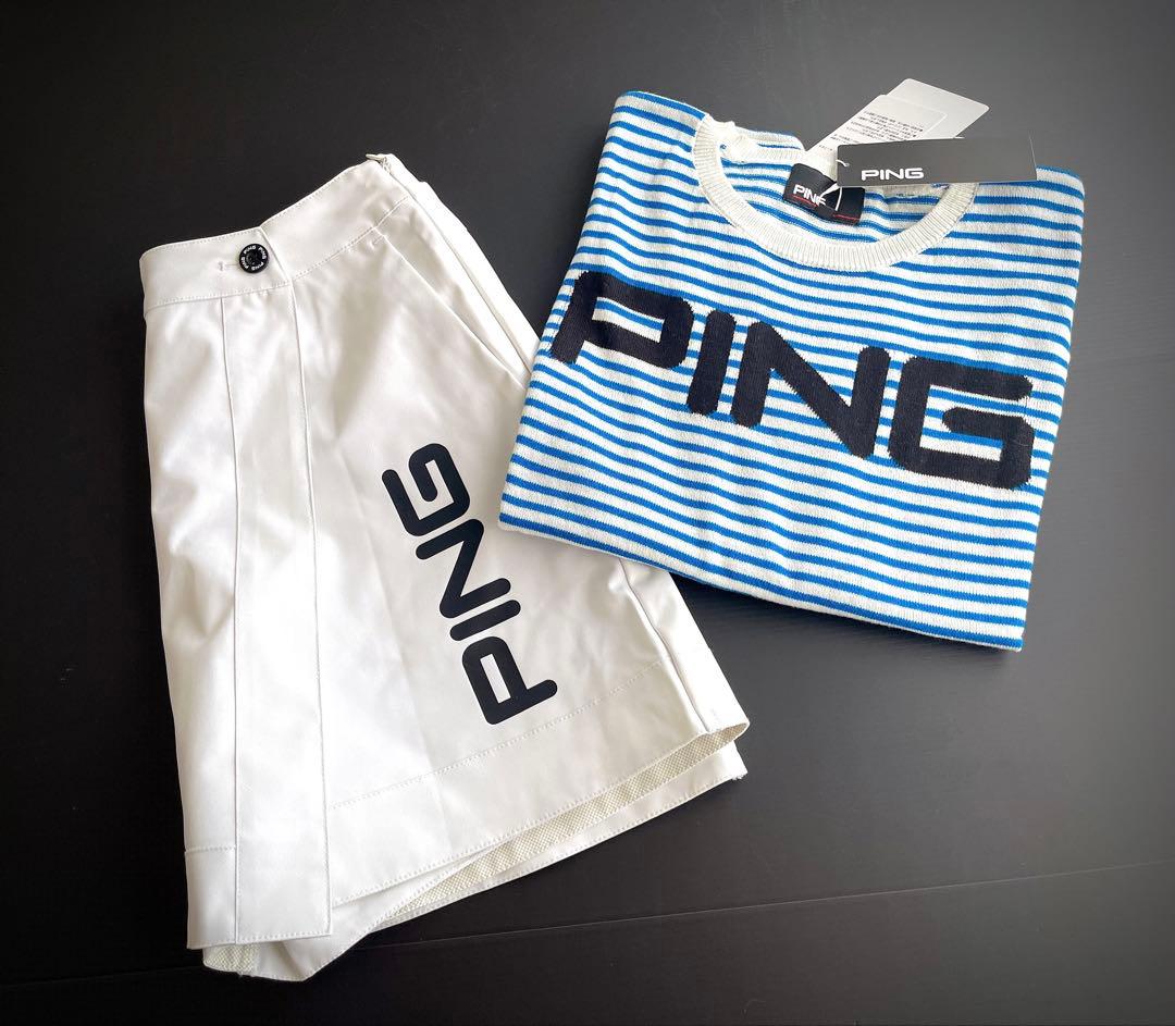 【新品タグ付き】PING 上下セット　セーター　スカート