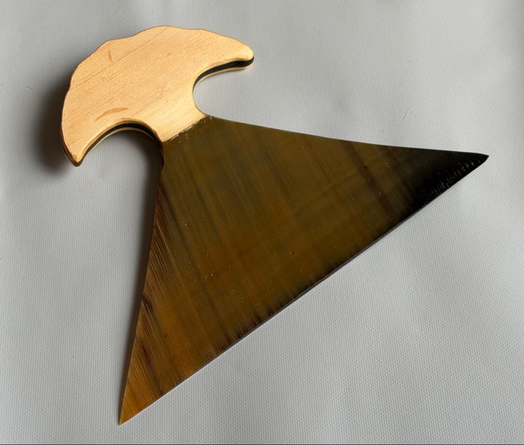 超レア！　鯨髭板製　琵琶用撥