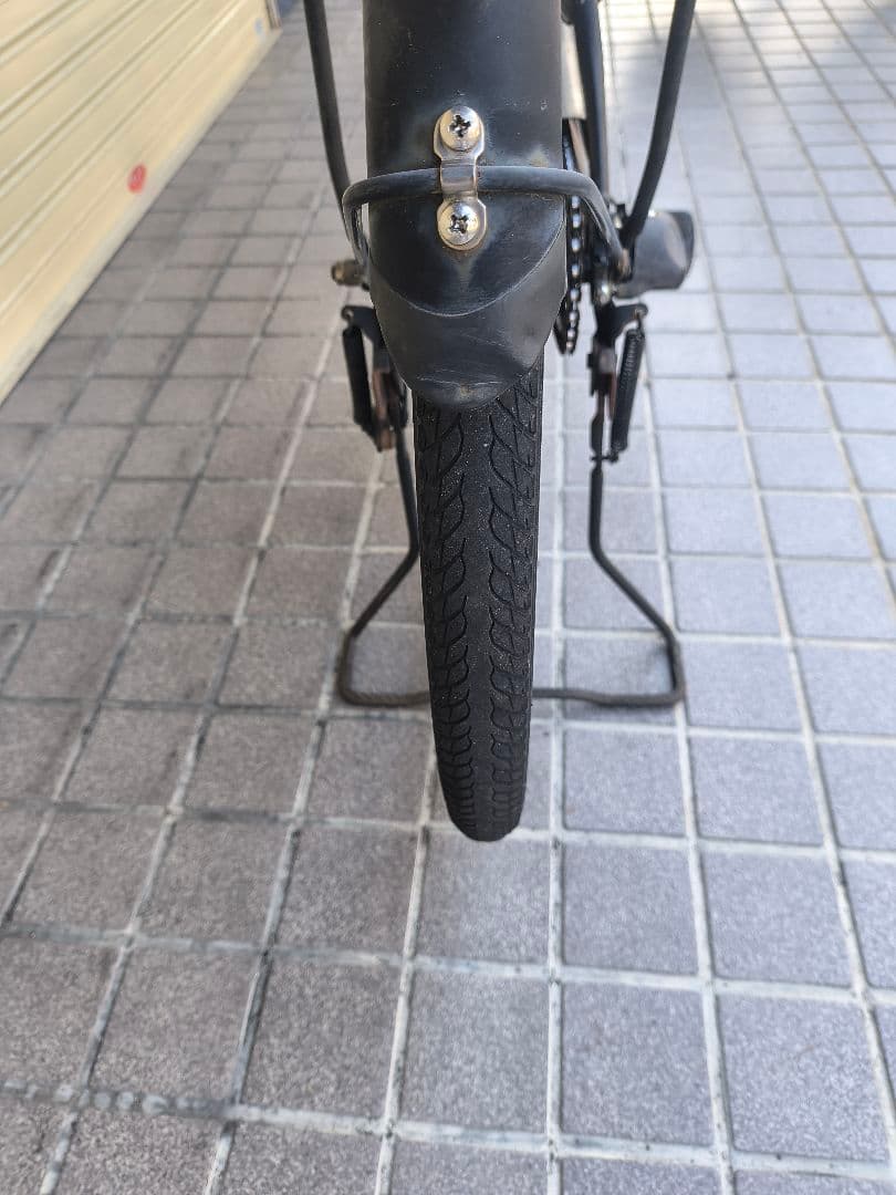 値下げ Panasonic 電動アシスト自転車 黒 後カゴ付き