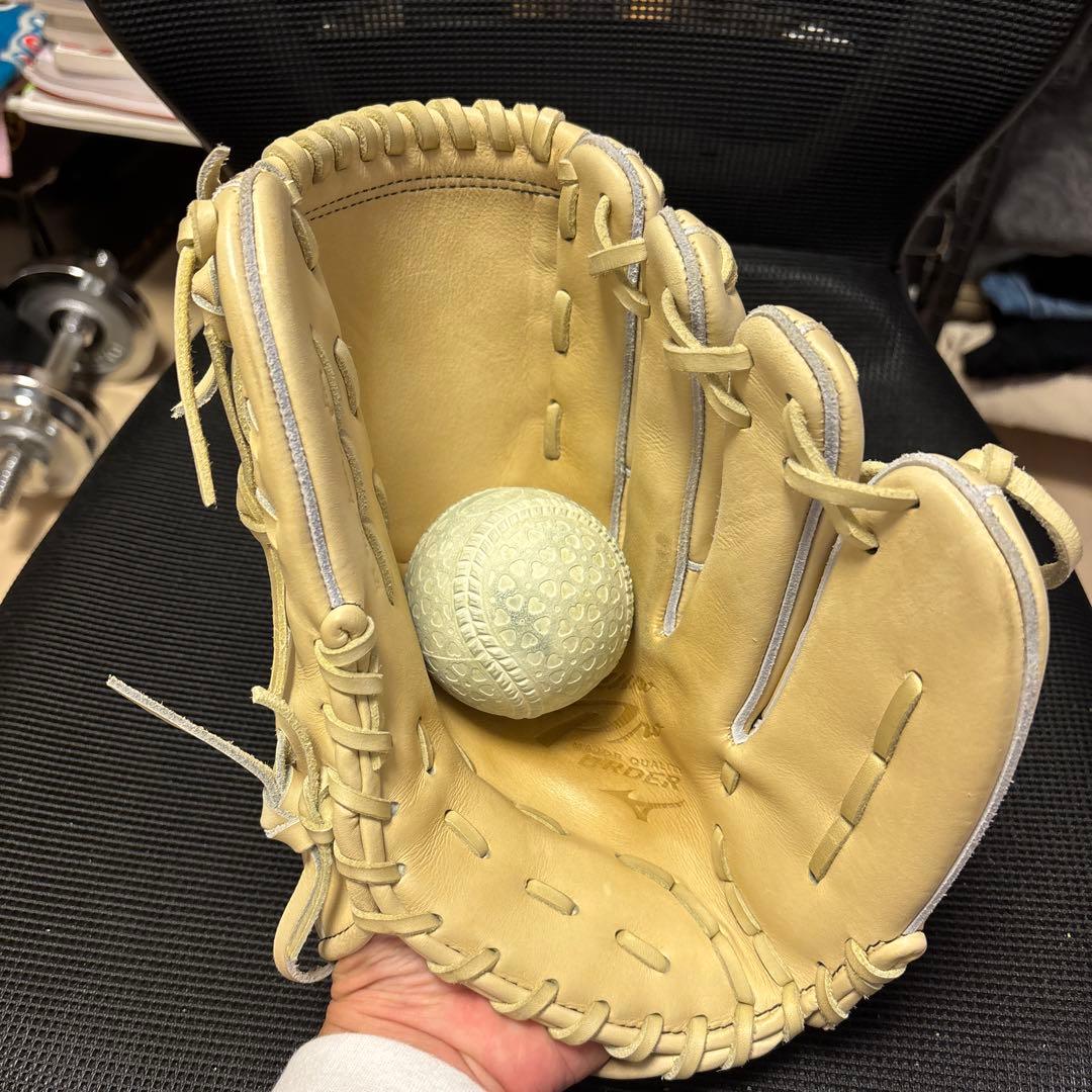 ミズノプロ軟式オーダー投手用グローブ