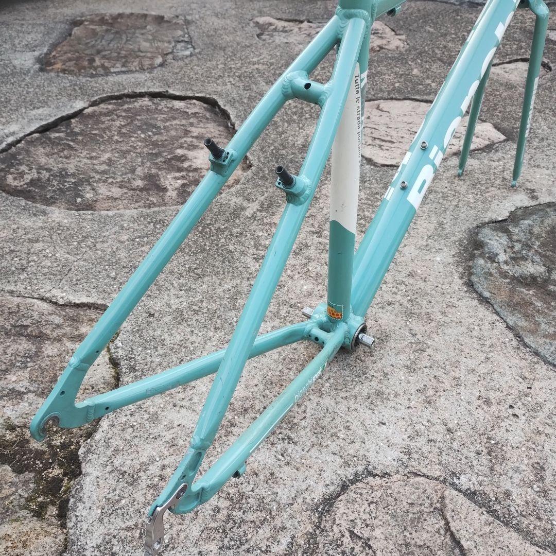 Bianchi ROMA II フレーム チェレステ ビアンキ カスタムベース