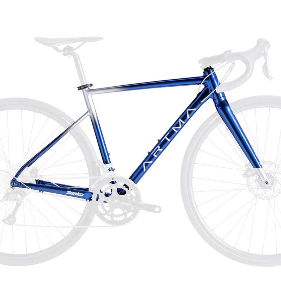 ARTMA ロードバイクフレーム 青