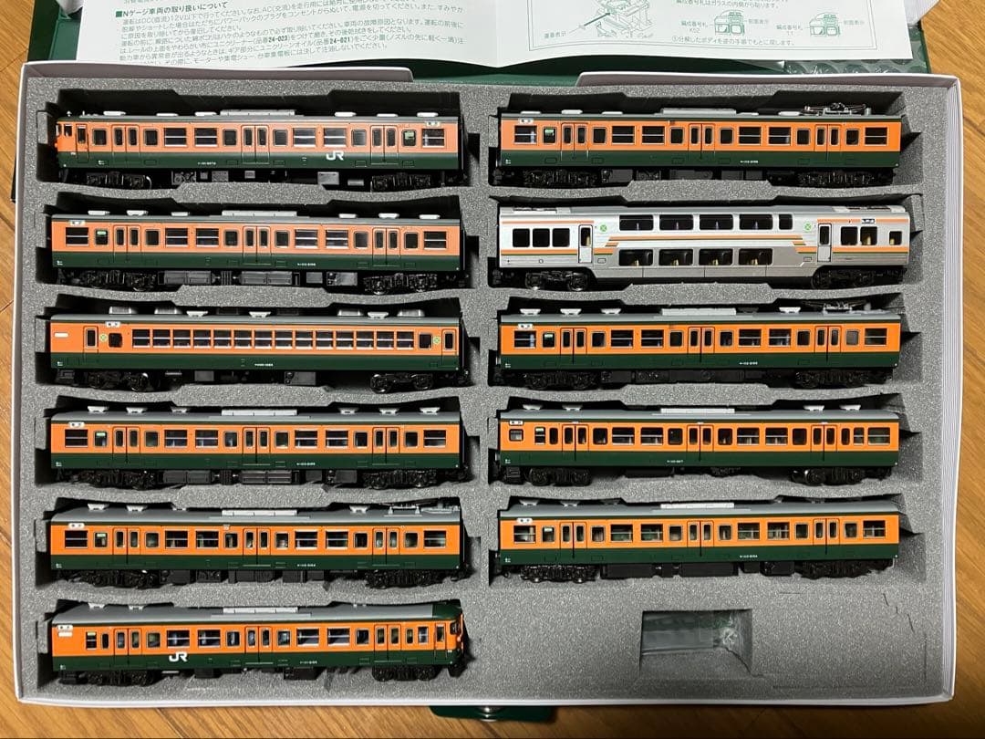 a*a様 KATO 113系湘南色11両 通電カプラー付 墨入れ 2024年ロッ