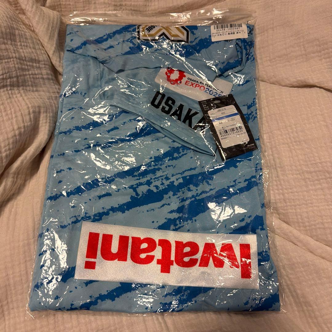 サントリーサンバーズ　髙橋藍　オーセンティックユニフォーム水色 24-25 XL