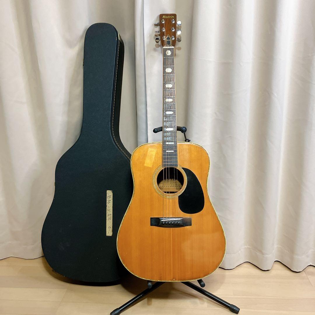 超希少 Morris W-40 1974年 寺田楽器製 アコギ ケース付