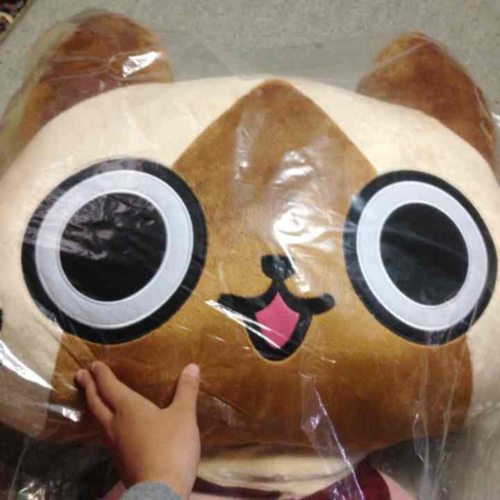 等身大アイルーぬいぐるみ♡セブンイレブンユニフォーム着用バージョン