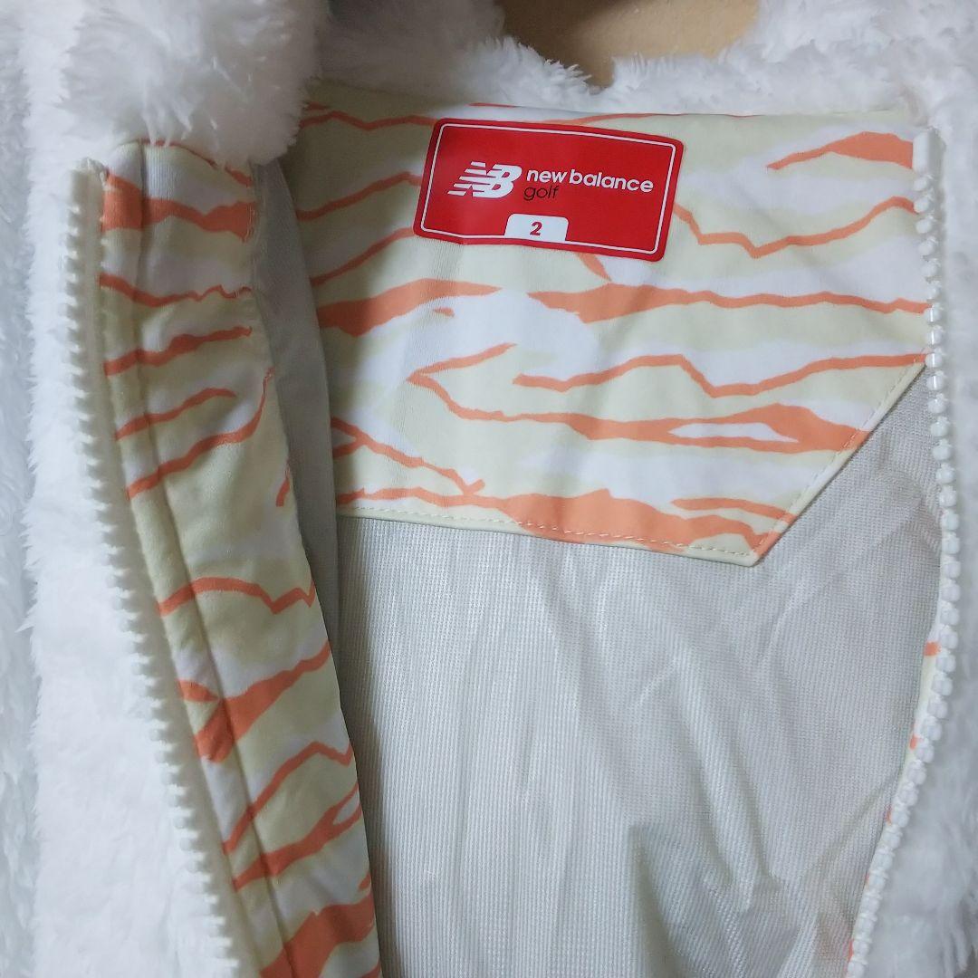 new balance golf　ボアフリース 防風フルジップ フーディー