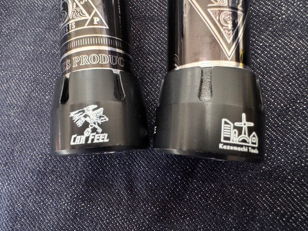 ゴールゼロライトハウスマイクロフラッシュ(ステッカー)3点　ゼロキャップ2個