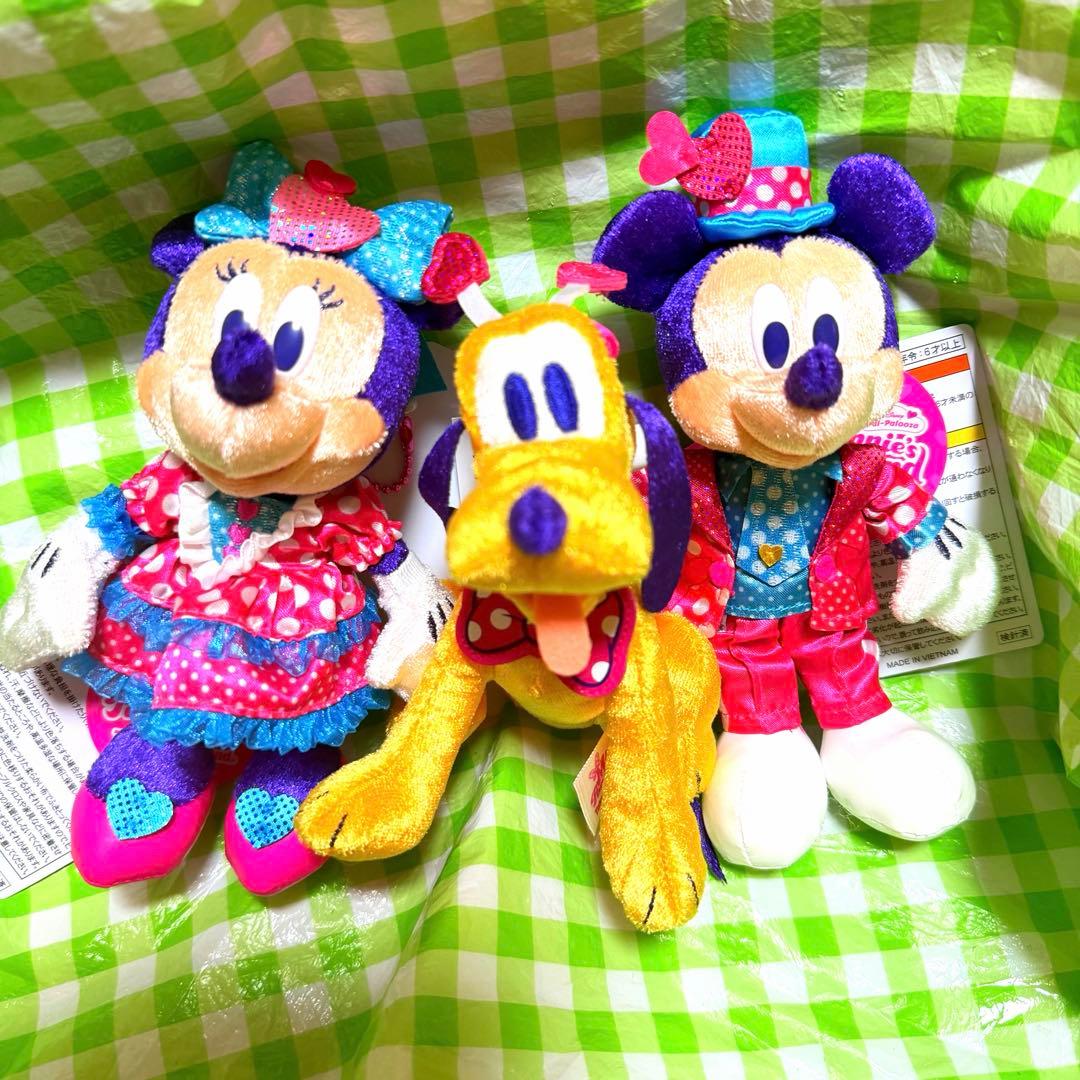 ミニーのファンダーランド　ぬいぐるみバッジ3点セット