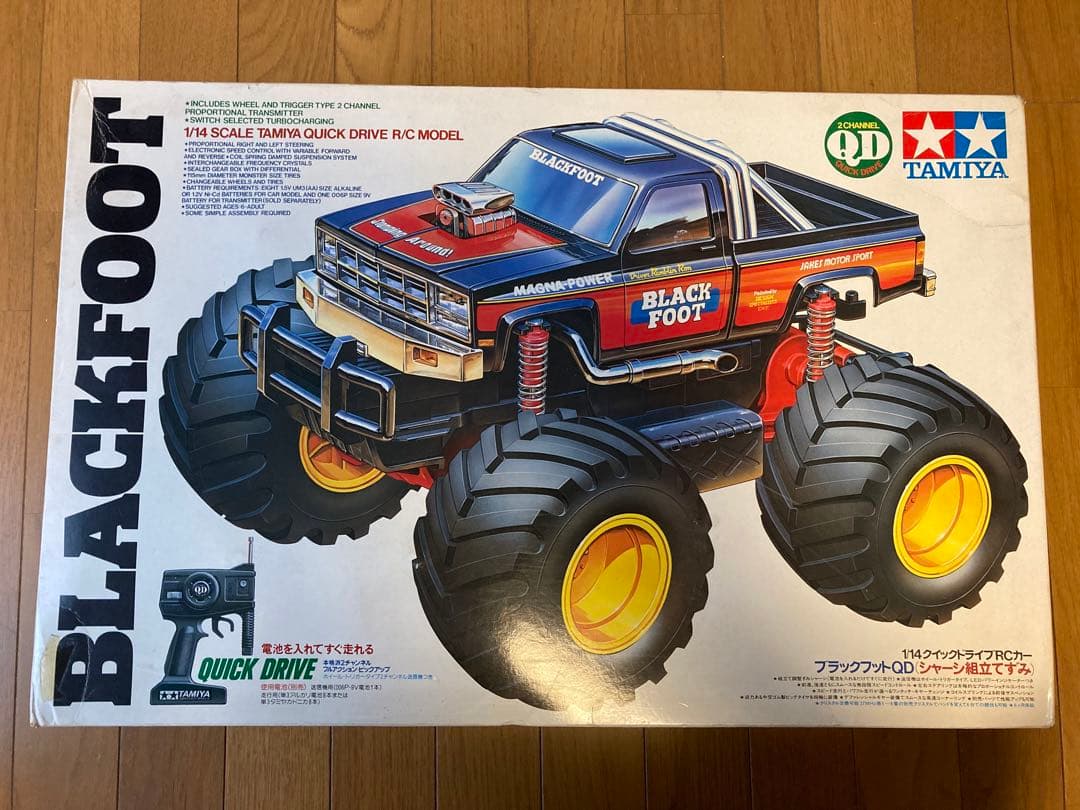 タミヤ ブラックフット　QDラジコン　1/14 動作不可