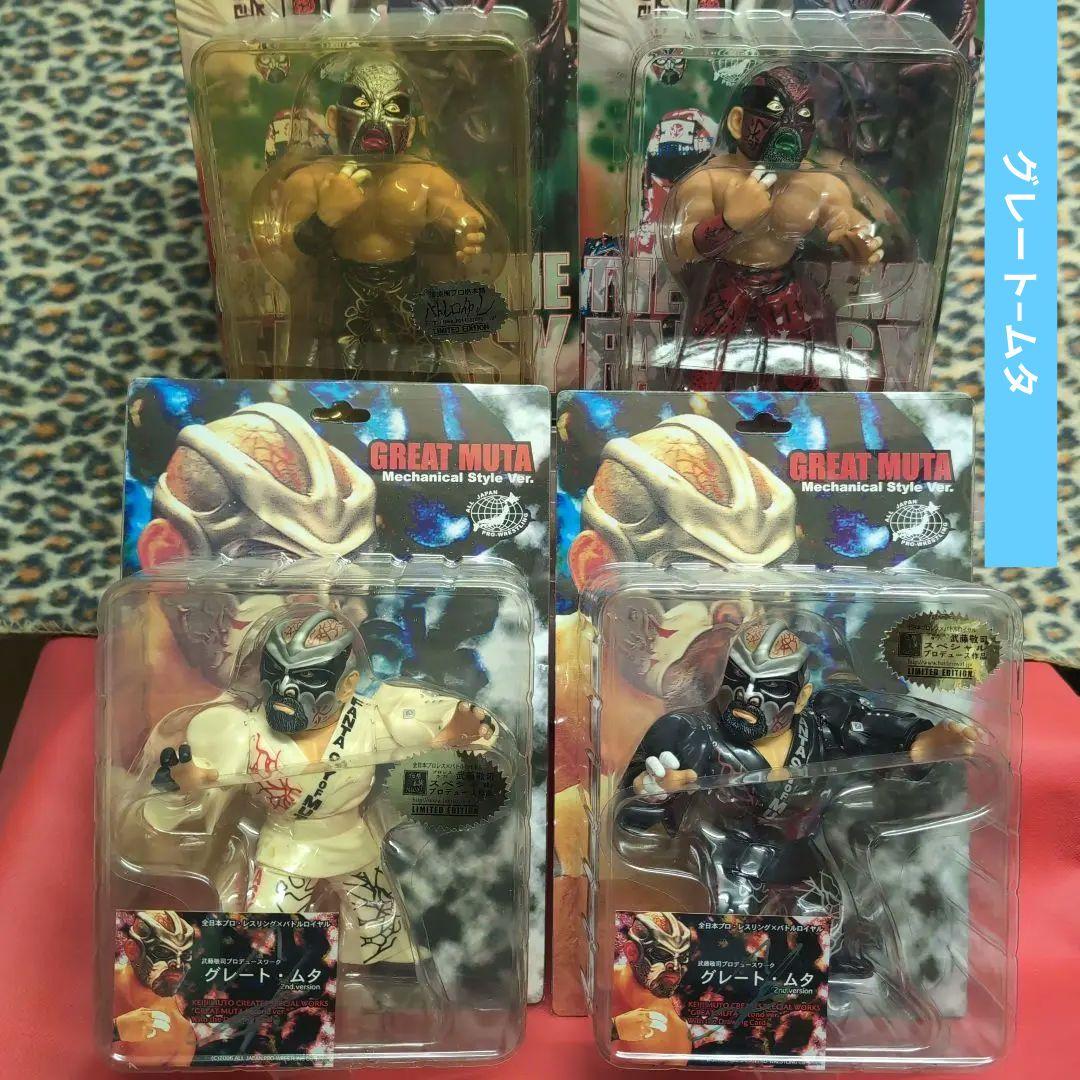 グレート・ムタ リミテッドエディション他ＨＡＯサインカード付きフィギュア武藤敬司