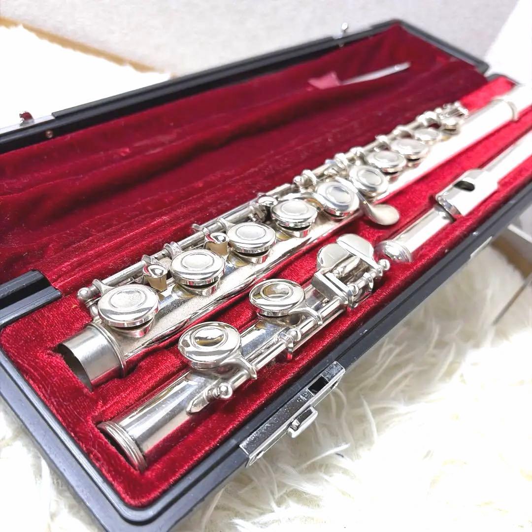 【美品】YAMAHA ヤマハ フルート YFL-311 頭部管銀製 Eメカ