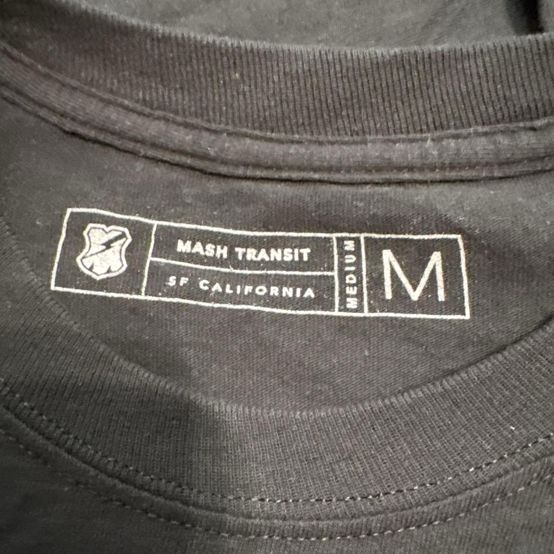 MASH MASHSF ロングスリーブTシャツ 黒 カットソー M
