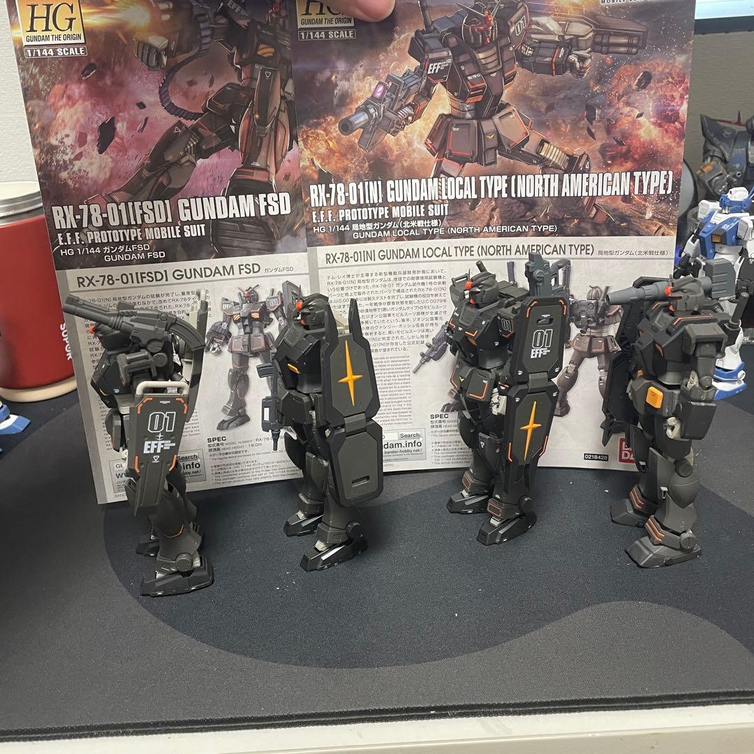 Hgガンダムthe origin MSD(4体セット)