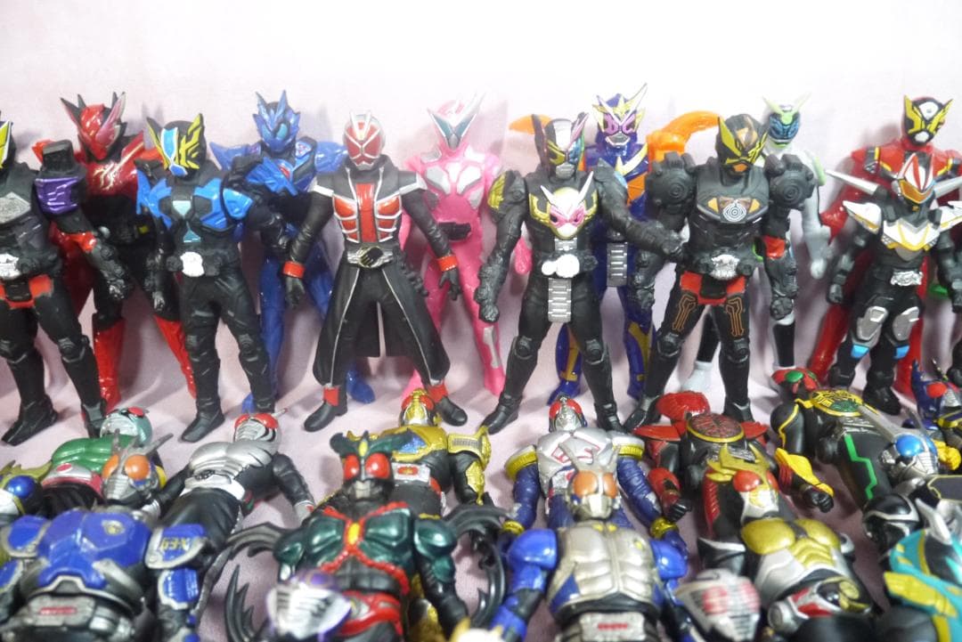 ライダーヒーローシリーズ　レジェンドライダーシリーズ　ソフビ114体