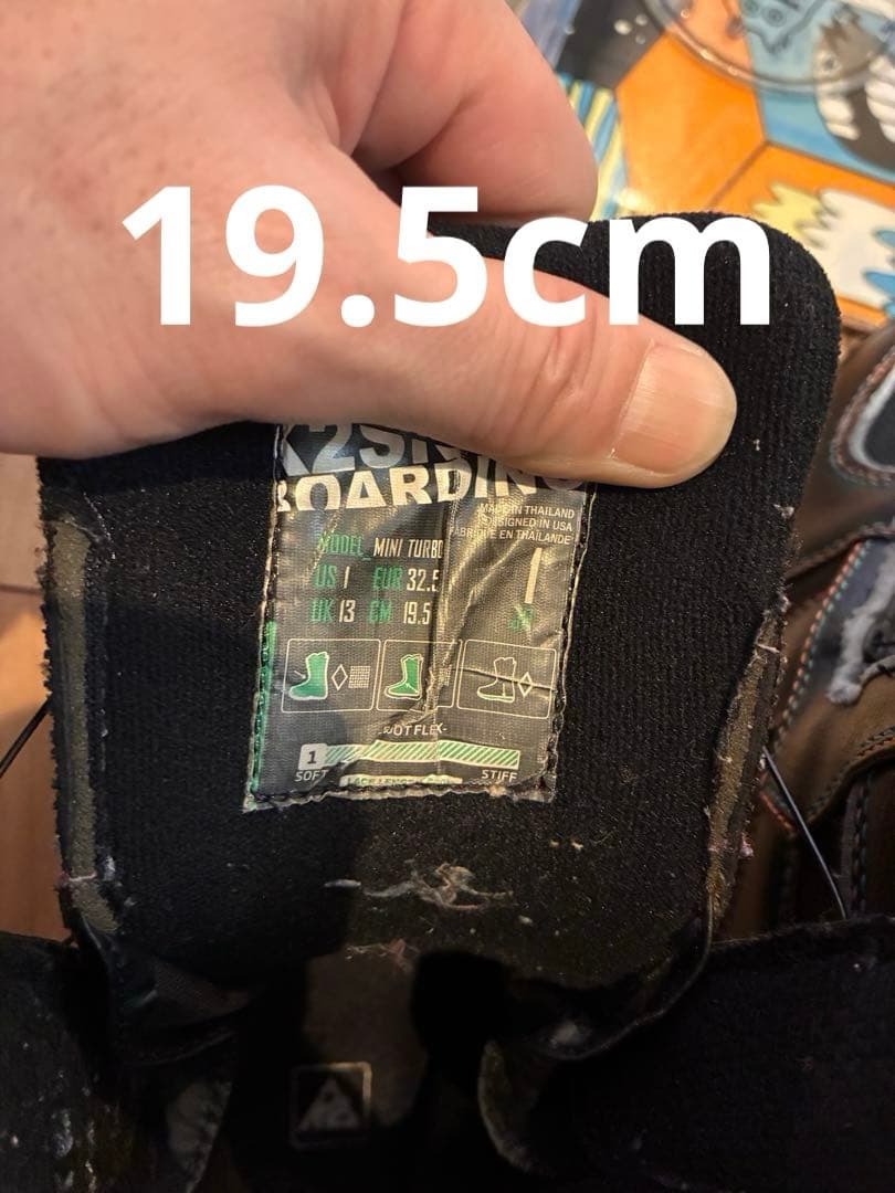 キッズ　スノーボード3点セット　K2 MINI TURBO 110