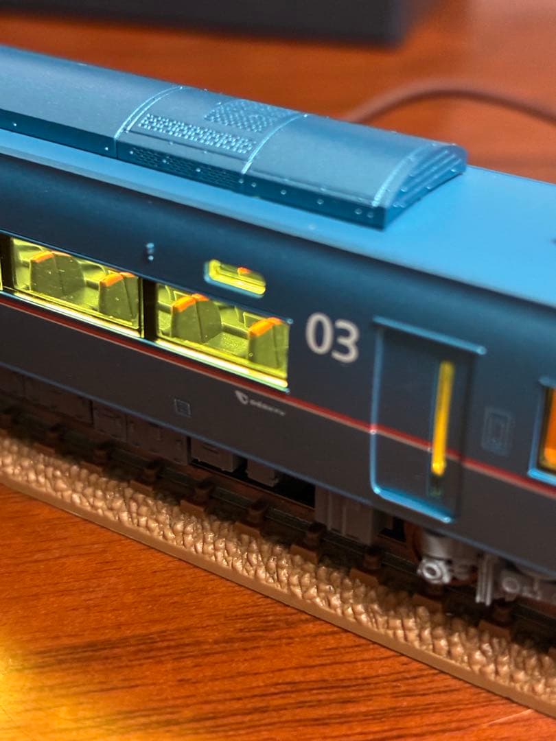 小田急60000形ロマンスカー6両　マイクロエース　ライト点灯動力動作確認済