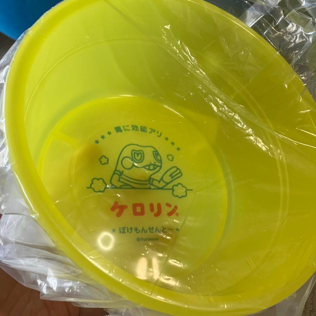 ぽけもんせんと〜 シャンプーボトルセット ケロリン グレッグル 風呂桶