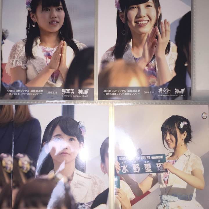 SKE48 神の手アプリ 場空缶 総選挙 2016 生写真 チームE 研究生