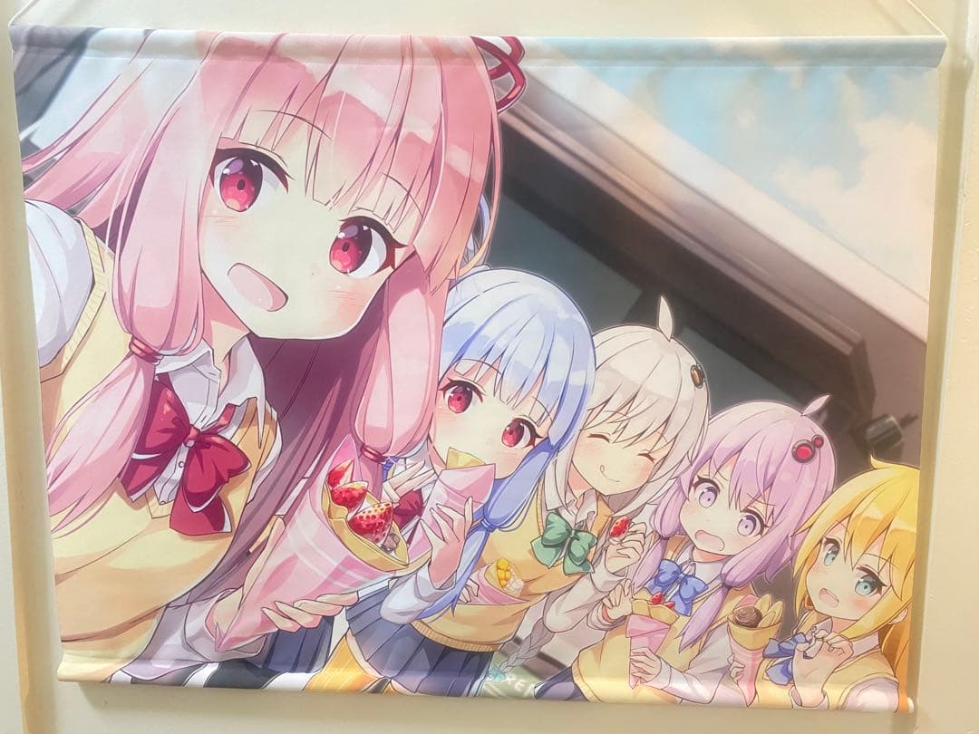 voiceroidタペストリー　琴葉茜　琴葉葵　紲星あかり　結月ゆかり　弦巻マキ