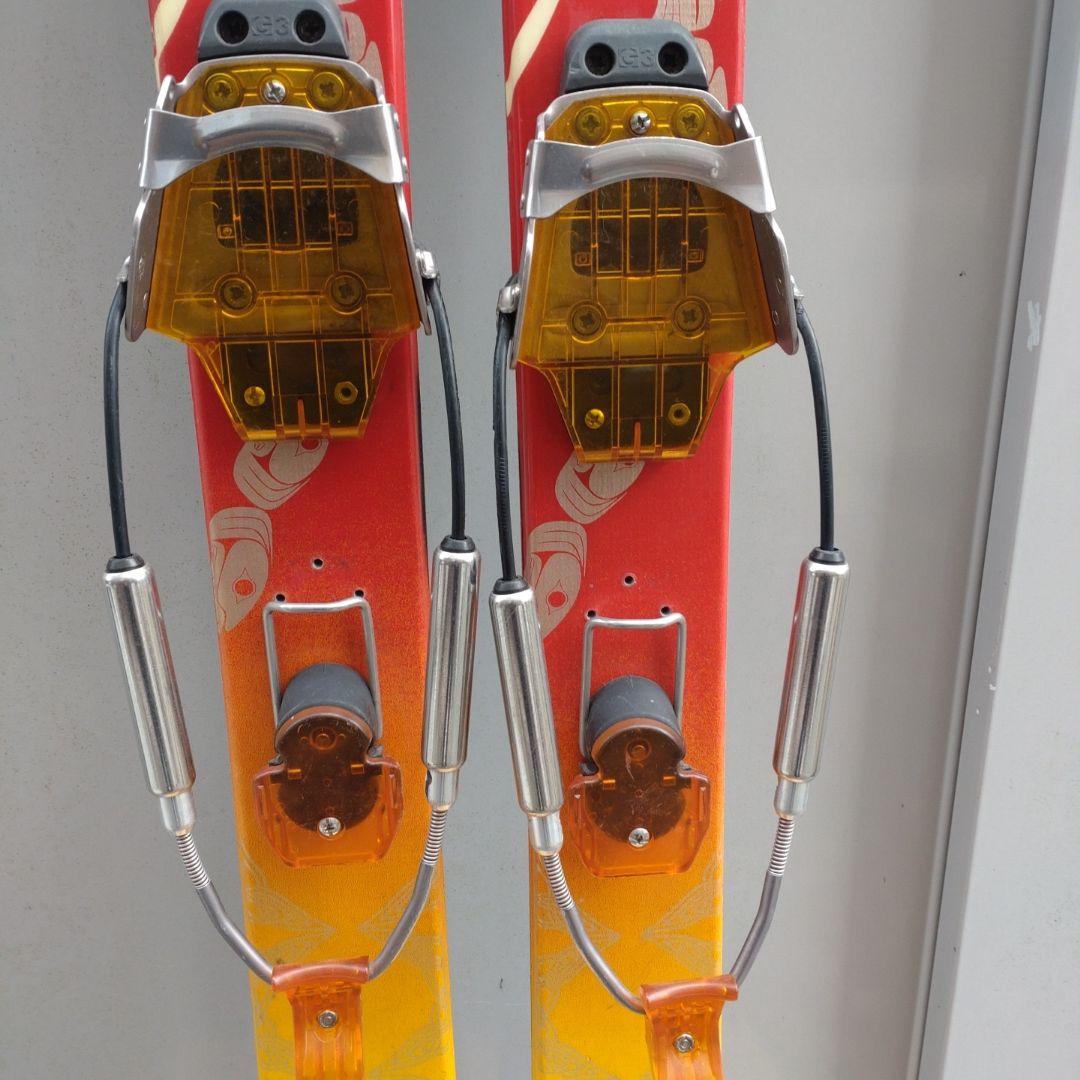 テレマークK2 スキー板162cm シール　流れ止付