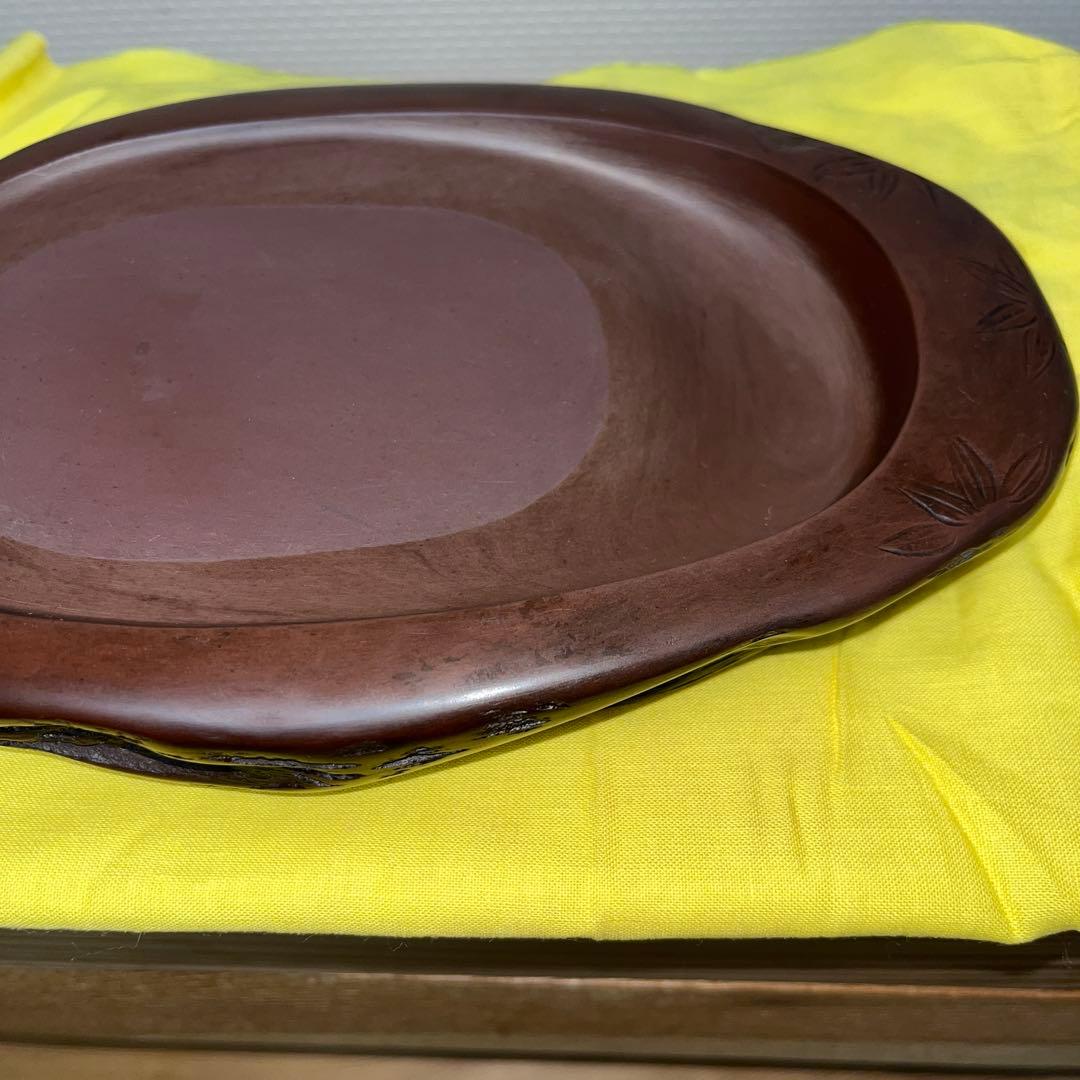 ⭕️希少　宮崎県　紅渓石硯　自然硯　二代目　羊堂　相馬羊堂