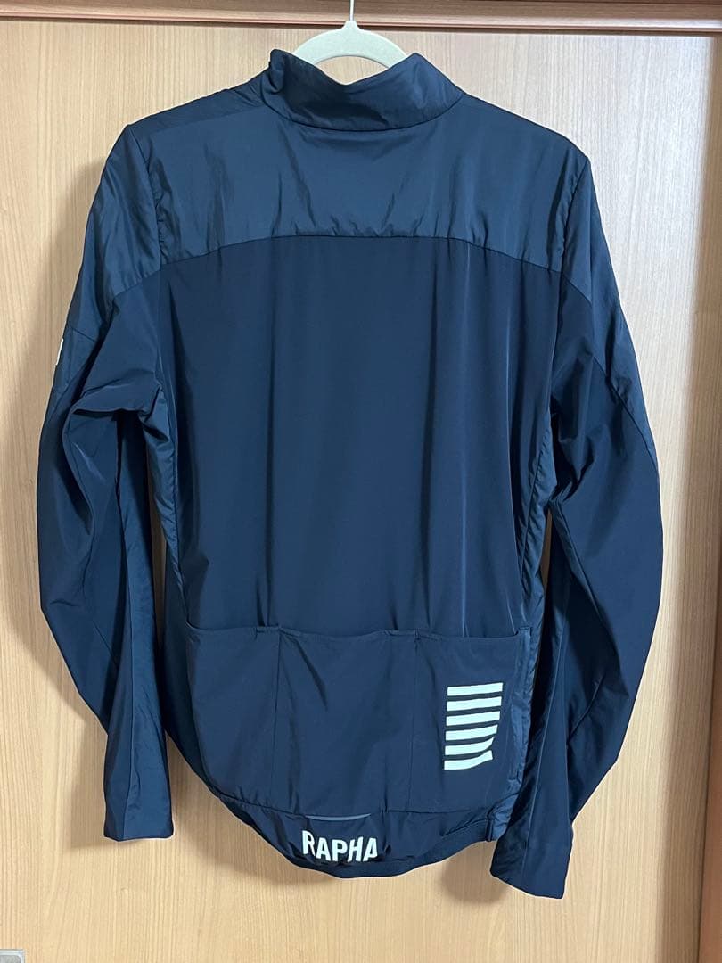 (美品)RaphaラファプロチームインサレーテッドジャケットLブラック