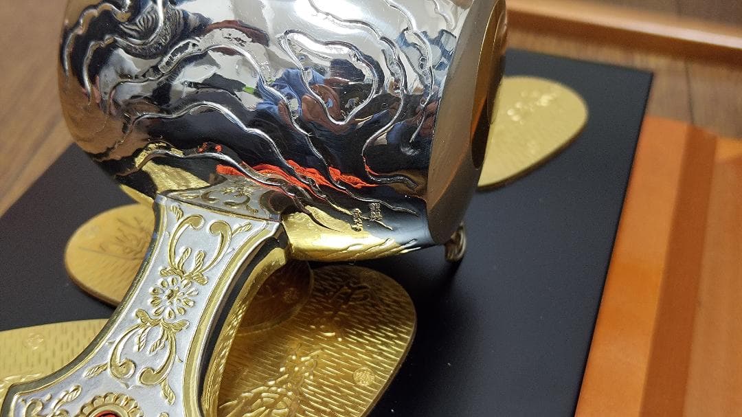 武比古作 銀製 小判古鎚 2.3号